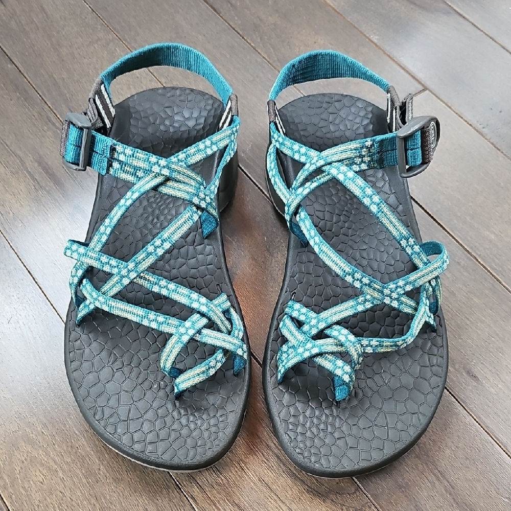 Chaco Women's Sandals - Teal and Black